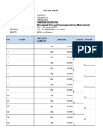 Daftar Hadir