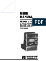 User Manual: MODEL 2701/B, C, D