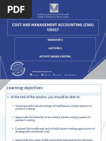 Lecture 6 - ABC Costing Revised