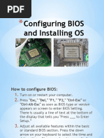 Configuring Bios and Install Os