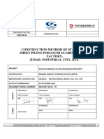 MOS For Sheet Piling - GEO-MS-100-22 - R1 Sheet Piles