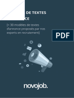 Livre Blanc 30 Textes Annonces Novojob Ci