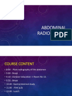 ABDOMINAL Radiography