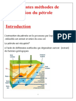 Les Différentes Méthodes de Récupération Du Pétrole