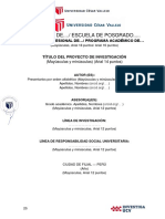 RVI N°062-2023-VI-UCV Proyecto de Investigación 2023