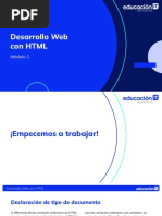 Desarrollo Web Con HTML: Módulo 1