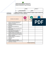 Lista de Cotejo Ciencias Maqueta Pulmones 2 A