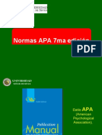 NORMAS APA 7ma EDICIÓN 2023 USS