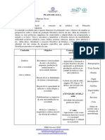 Plano de Aula - Estética