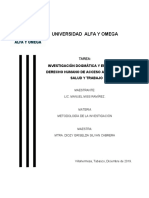 Investigacion Dogmatica y Empirica de Acceso A La Justicia, Salud y Trabajo. Lic. Mauel Miss