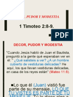 Decor, Pudor y Modestia