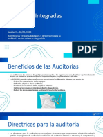 Beneficios, Responsabilidades y Directrices para La Auditoría