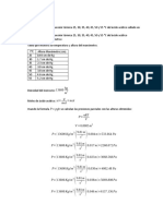 Calculos de La Cte de Equilibrio