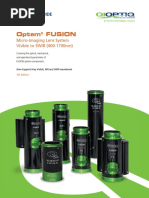 Optem FUSION Micro-Imaging Lens System - Specifiers Guide