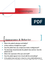 Terminologies Use in Psychiatry