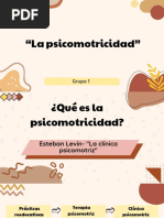 La Psicomotricidad y El Aprendizaje