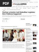 Nuclear Scientist Anil Kakodkar Explains - How Pokhran Happened - Explained News, The Indian Express