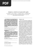 Analgesia y Sedación en La Pancreatitis Aguda