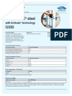 TRUECORE® Steel G550 Datasheet Aug 2019