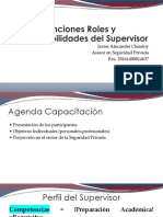 Funciones Roles y Responsabilidades Del Supervisor