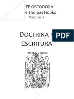 Fe Ortodoxa Vol I - Doctrina y Escritura-Thomas Hopko