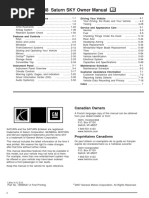 2008 Saturn Sky Manual en CA