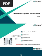 Servo Multi-Segment Postion Mode