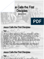 Jesus Calls The First Disciples