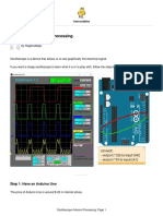 Oscilloscope Arduino Processing