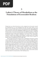 Lukacss Theory of Metabolism As The Foundation of Ecosocialist Realism