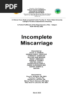 G3 - Final Case Study - Incomplete Miscarriage