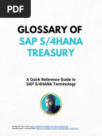 Glossary of SAP S4HANA Treasury 1682574745