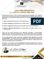 ¿Opciones para Recuperar El Crédito Fiscal Por Iva