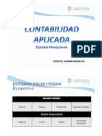 Contabilidad Aplicada - Estados Financieros