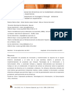 La Superación Profesional de Directivos en La Modalidad A Distancia