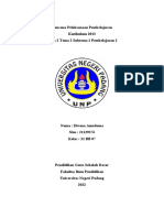 RPP Kelas 1 Tema 2 Subtema 1 PB 2