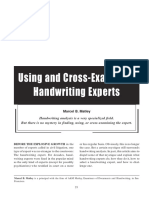 Using & Cross-Examining HandWriting Experts - (03p)