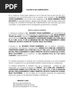 Contrato de Compraventa Ricardo Tovar Romero