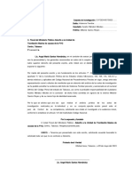 Pedimento de Judicializacion Fiscalia Melanie