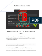 Cómo Obtener NAT A en La Nintendo Switch ?