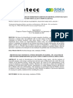 Análise Da Qualidade Do Dimensionamento Do Sistema Fotovoltaico Usando Simulação Computacional