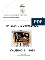 Caderno 2 - 5º Ano - Matemática 2023