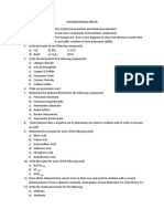 SNC2D Chemistry Review