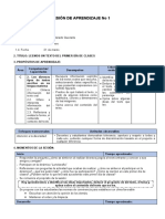 Sesión de Aprendizaje Comunicacion - 4 Grado Semana 20 Al 24 de Marzo