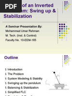 Control of Inverted Pendulum