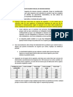 Tercer Examen Parcial de Microeconomia