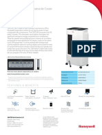 Honeywell CS071AE Evaporative Air Cooler Spec Sheet