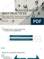 PM Best Practices TS1