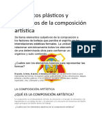 Elementos Plásticos y Subjetivos de La Composición Artística