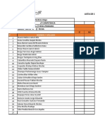 Lista de Cotejo Participación